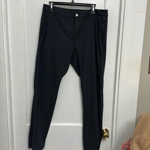 Lululemon dark grey/black hybrid trousers